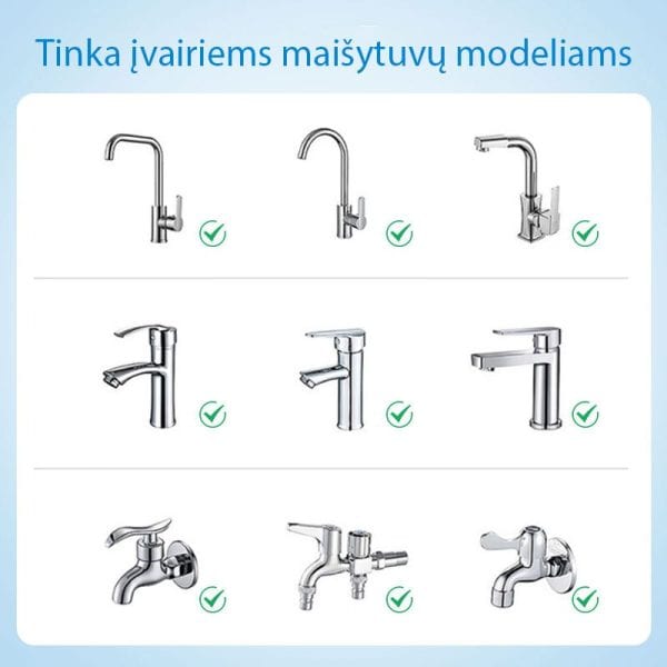 5 PAKOPŲ VIRTUVINIS VANDENS FILTRAS ANT ČIAUPO - Image 4