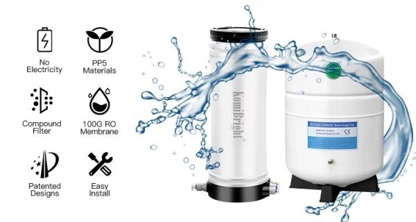 Atvirkštinio osmoso sistema KomiBright C25R su talpa 12 ltr. - Image 2