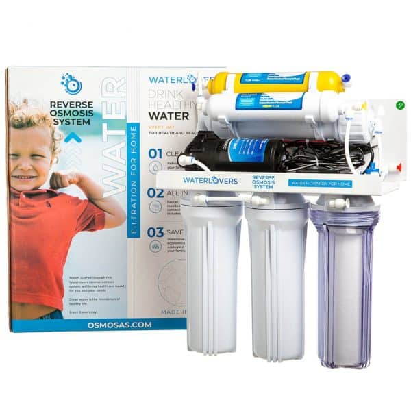 Atvirkštinio osmoso sistema WaterLovers RO6 Pro 100 GPD su siurbliu - Image 4