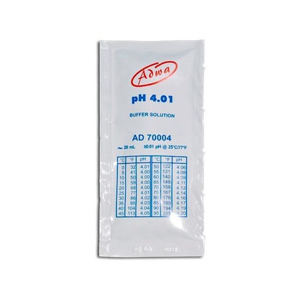 Buffer solution / calibration bag Adwa pH 4.01 20ml