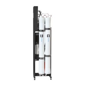 High-capacity water filtration system with multiple filter cartridges for clean, filtered drinking water. Ideal for residential and commercial use, ensuring purity and safety.