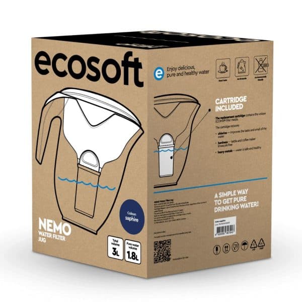 Ecosoft NEMO Sapphire vandens filtravimo ąsotis - Image 8