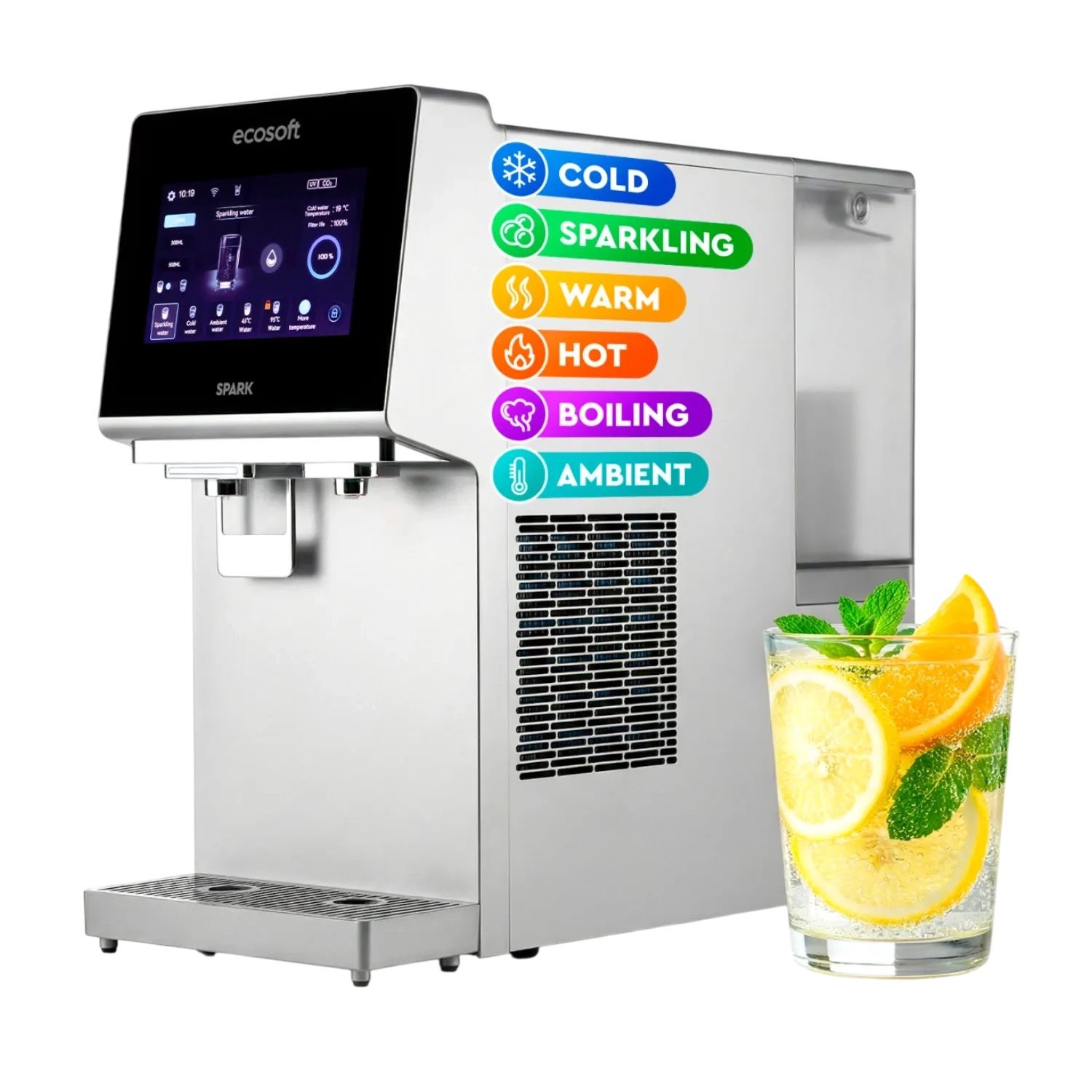 Ecosoft SPARK išmanus gazuoto vandens dozatorius su RO filtravimu - Image 2