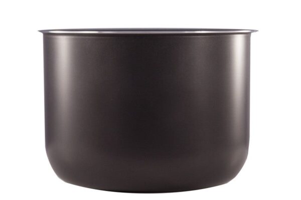 Stainless steel coffee or tea pot with a smooth, matte finish.