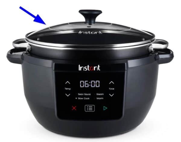 Digital multifunction electric pressure cooker with digital display and touch controls—ideal for fast and healthy cooking.