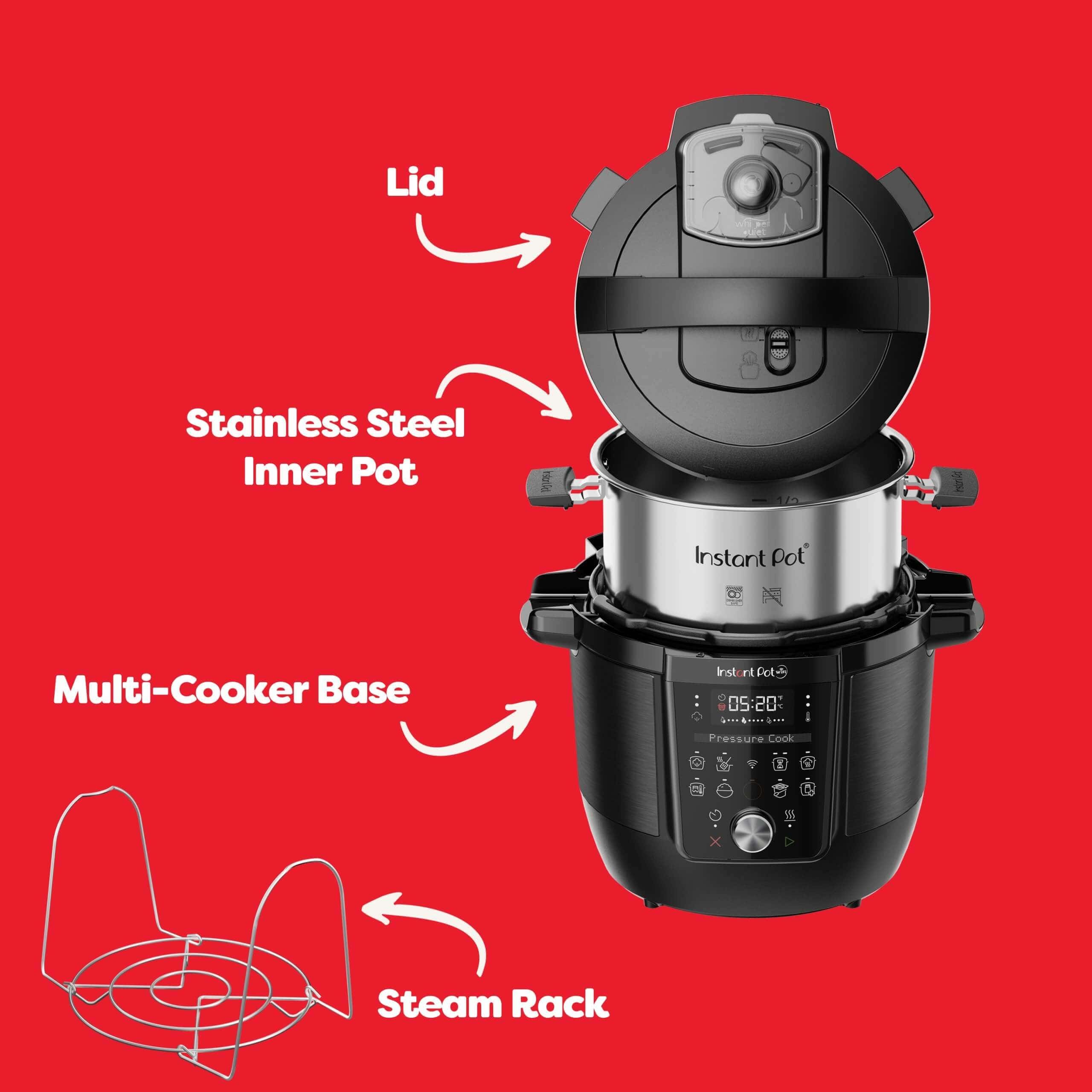 Instant Pot Plus 5,7L (Plus 6) daugiafunkcinė viryklė - Image 5