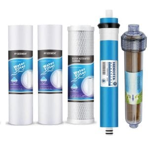 Kasečių rinkinys AQUARIUS MAXI - DEMI – RO SISTEMAI + 150 GPD membrana