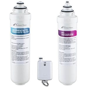 Cartridge set for Global Water dispenser + membrane