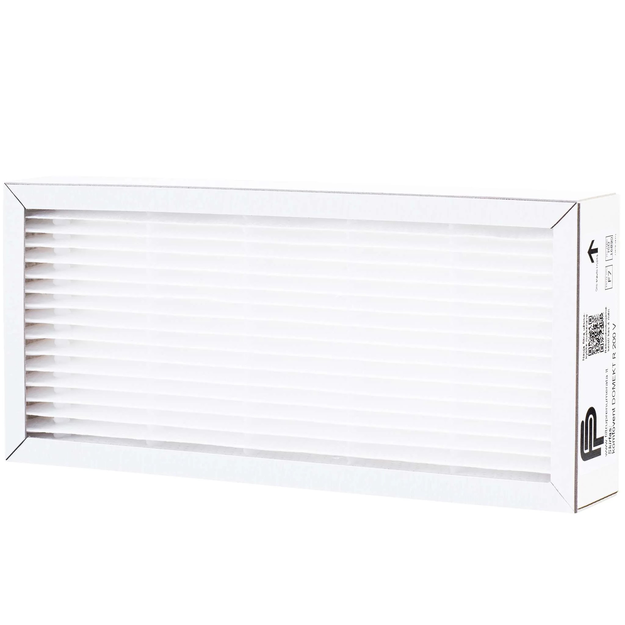 Air filter for Komfovent Domekt R200V heat recovery unit ventilation device F7 774300060