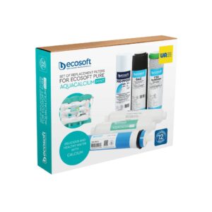 P'URE AquaCalcium Mint 6 pakaitinių filtrų pakuotė