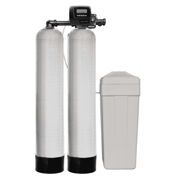 Twin softener assy w/o resin 16x65, 1" CE valve (EN)