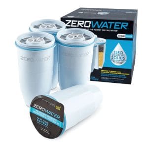 ZEROWATER 4 PACK OF REPLACEABLE FILTERS